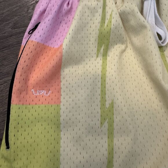 Trillest x Who Cares "What The NBA" Pastel Swingman Basketball Shorts Men’s 3XL - Picture 4 of 8